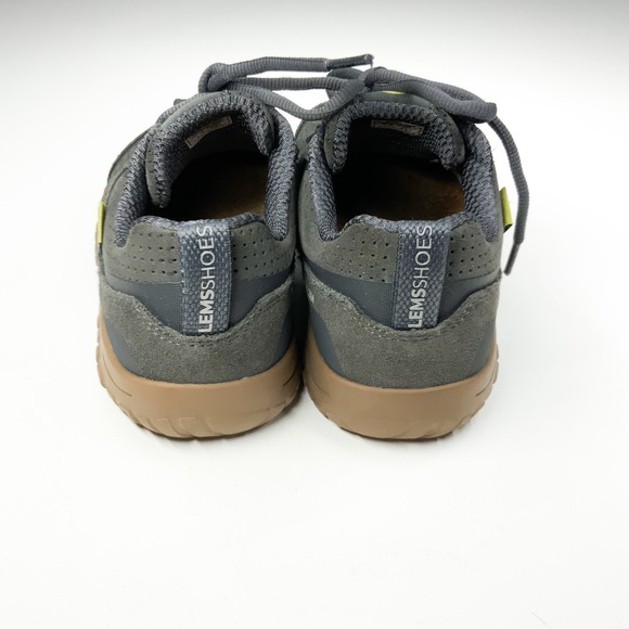 Lems Primal Zen Mens 7 / Womens 8.5 US Shoes Grey Suede Zero Drop Hiking Walking - Picture 3 of 9